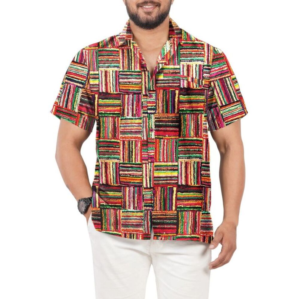 La LeeLa Mens Chest Pocket Button Up Shirt, NWT